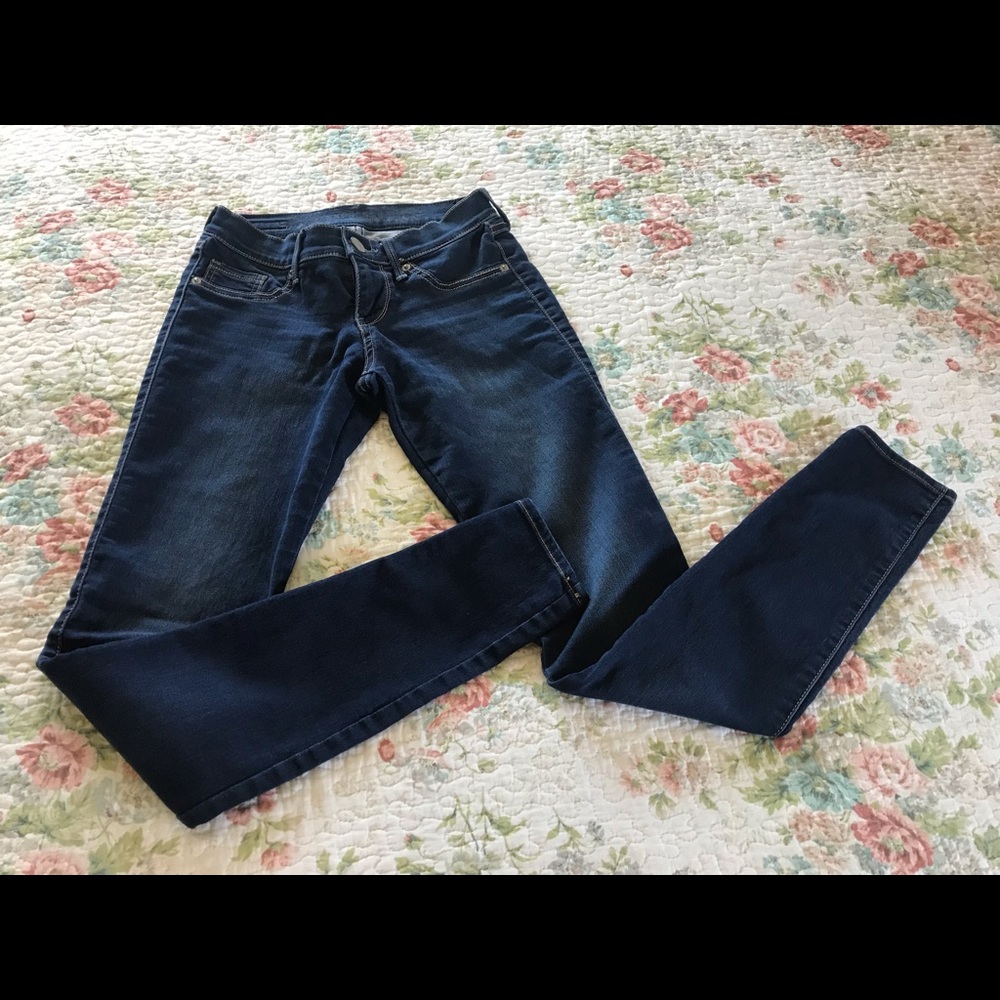 EXPRESS Jeans skinny fit, size 0, medium denim wash